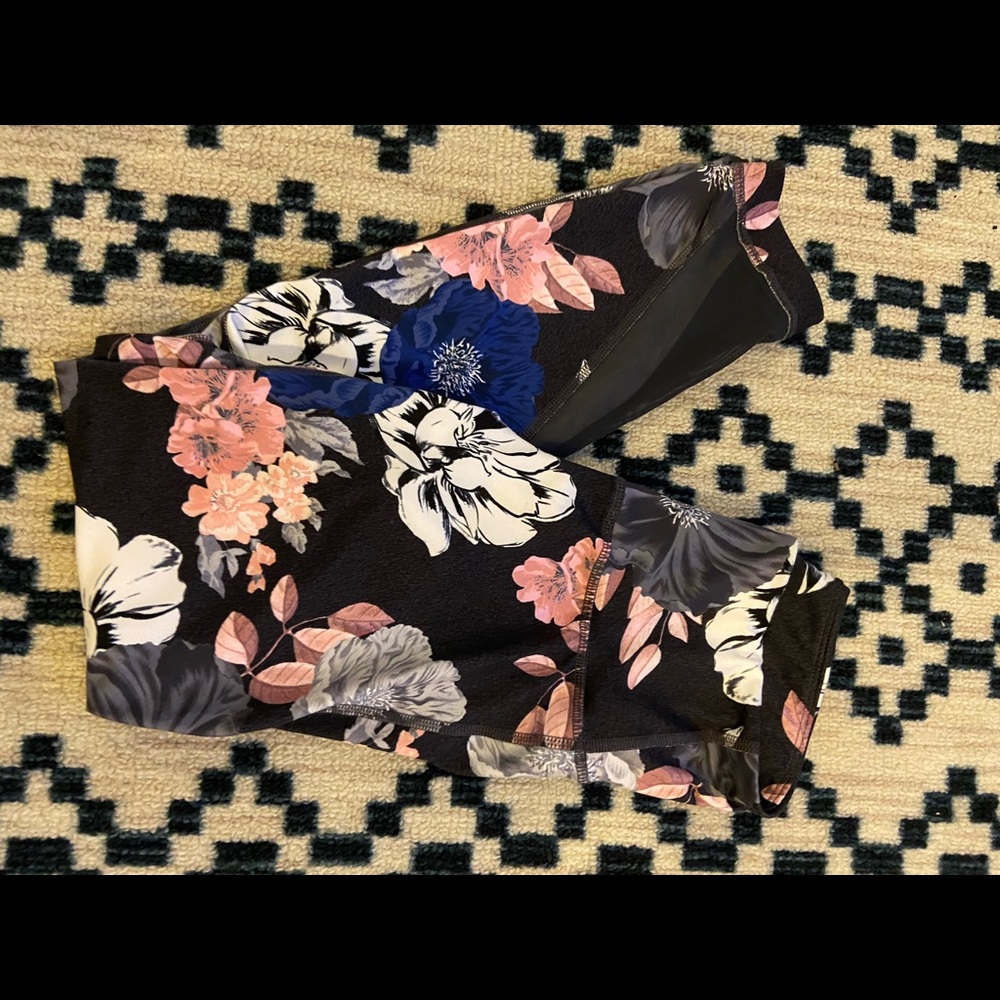Old Navy Floral Yoga Pants